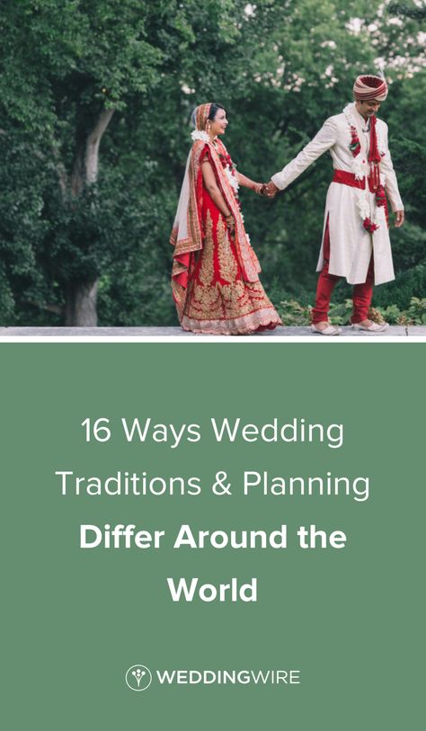 16 Ways Wedding Traditions & Planning Differ Around the World - Grab your passport! We’re highlighting the most unique wedding traditions and planning details from around the world Read them on WeddingWire!  {Black & Hue Photography} Different Wedding Cultures, Wedding Traditions Around The World, Hue Photography, Wedding Planning Details, Global Wedding, Ethnic Wedding, Spanish Wedding, Wedding Unity, Religious Wedding