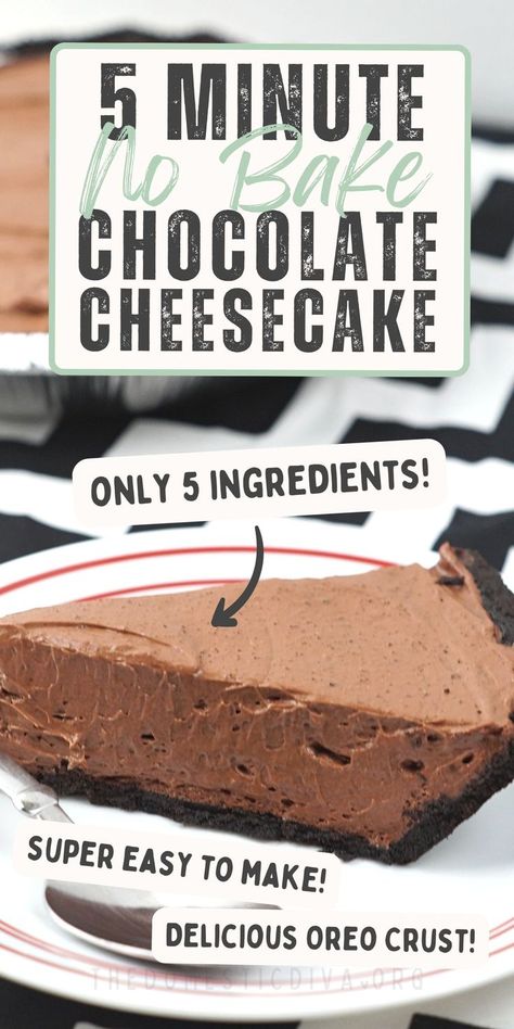 easy no bake chocolate cheesecake recipe Easy No Bake Chocolate Cheesecake, Easy Chocolate Cheesecake, Baked Chocolate Pudding, No Bake Chocolate Desserts, Chocolate Pudding Desserts, Chocolate Cheesecake Recipe, Chocolate Pie With Pudding, No Bake Chocolate Cheesecake, Chocolate Deserts