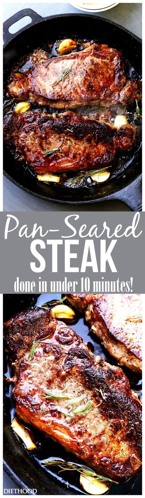 Steak Recipes Pan Seared, Top Sirloin, Pan Seared Steak, Top Sirloin Steak, Seared Steak, Minced Meat, Sirloin Steaks, Cast Iron Cooking, Beef Dinner