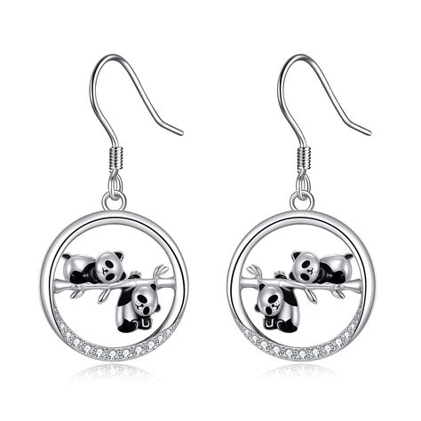 PRICES MAY VARY. 💖Cute Design💖Pandas Earrings Design:A Lying down panda and a funny hanging panda sitting on circle hoop, with some bamboo. Panda bear is a symbol of lucky, love , harmony and peace. It is mascot and symbolizes the kind and pure relationship between people. Great gift for panda lover and express your friendly to people. 🐼PANDA EARRINGS SIZE🐼1.28*0.63 inches. ❤️Panda Dangle Earrings Material ❤️ Fine 925 Sterling Silver, will not easily blacken or change color. Nickel-free, lea Pure Relationship, Panda Sitting, Panda Earrings, Panda Jewelry, Bamboo Panda, Daughter Christmas, Birthday Gifts For Teens, Earrings Design, Broken Chain