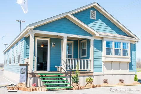 Prefab Cottage, Prefab Cottages, Franklin Homes, Clayton Homes, Home Floor Plans, Double Entry Doors, Cottage Style Homes, Large Family Rooms, Beach Ideas