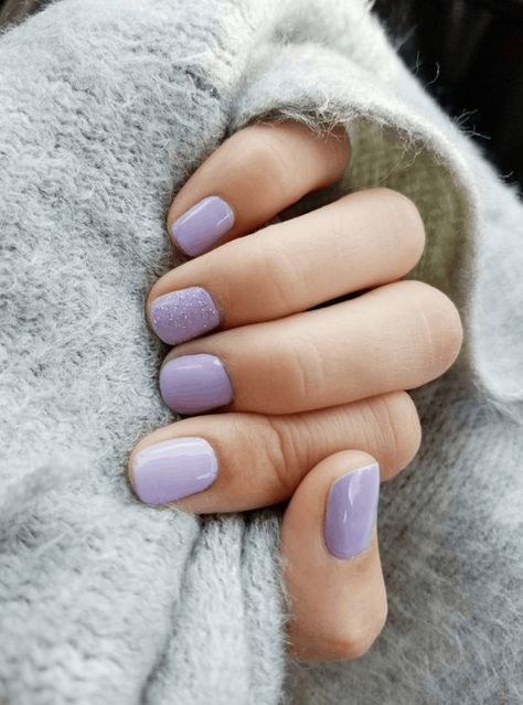 10 Popular Spring Nail Colors for 2020 - An Unblurred Lady Nails Popular, Spring Nails 2020, Light Purple Nails, Nagellack Trends, Lilac Nails, Purple Nail Designs, Lavender Nails, Colorful Nails, Spring Nail Colors