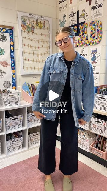 Lauren 👋🏽 LoLo Loves Learning on Instagram: "HAPPY FRIDAYYYYYY!!!! I’m loving the new sailor wide jeans from Target! Much of this outfit is @target @targetstyle 🎯🤩 if you comment ‘link’ I will send you a dm with the link to my LTK with these items linked 🫶🏼

#teacher #teacherlife #teacherstyle #firstgradeteacher" Sailor Jeans Outfit, Sailor Jeans, Sailor Jean, Teacher Style, Wide Jeans, Jeans Outfit, Teacher Life, First Grade, Jean Outfits