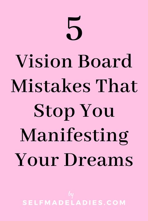 Manifesting more money, the perfect partner, that stunning houses, the new job, your dream car... If you're using vision boards to manifest your dreams and you're still waiting for your manifestations to happen, you might want to check if you're making any of these vision board mistakes... So what are the most common vision board misconceptions, and do vision boards work, or why are vision board not working? Have vision board success by learning how to make a vision board that works Vision Board Success, Vision Board Words, Work Vision Board, Vision Board Diy, Vision Board Examples, Vision Board Goals, Making A Vision Board, Vision Board Manifestation, Manifest Your Dreams