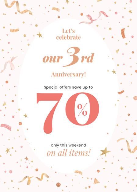 Anniversary Sale Flyer, Anniversary Promotion Design, Anniversary Sale Poster, Anniversary Poster Design, Poster Anniversary, Anniversary Poster, Fashion Sale Banner, Jewellery Advertising, Anniversary Outfit