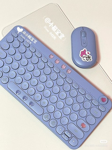 Keyboard Aesthetic, Kawaii Laptop, Aesthetic Items, Computer Set, Beautiful Butterfly Photography, Video Game Room Design, Computer Parts, Casual Tote Bag, Video Game Room