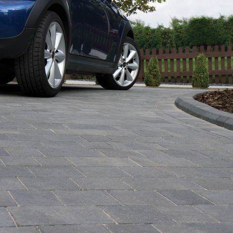 Driveway Blocks, Halifax West Yorkshire, Modern Driveway, Driveway Paving, Color Unit, Driveway Design, Driveway Landscaping, Garden Paving, Block Paving