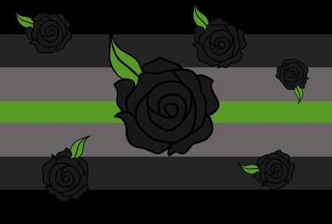 Black Xenogender, Xeno Genders, Rose Gender, Non Gender, Gender Pronouns, Gender Flags, Black Roses, Gothic Horror, Gender Identity