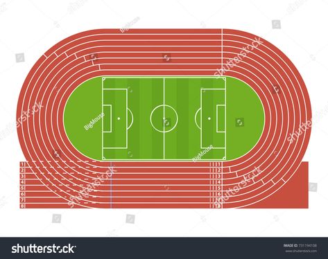 Track And Field Design, Cartoon Running, Wallpaper Photo Gallery, Running Track, Wallpaper Photo, Sports Complex, Sports Day, Chicago Cubs Logo, Race Track