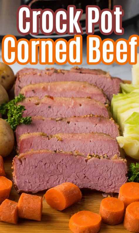 Crock Pot Corned Beef Recipe via @mommakesdinner Corned Beef Recipe, Crock Pot Corned Beef, Crock Pot Corn, Beef Crockpot, Recipes Crock Pot, Seafood Dinner Recipes, Crock Pot Recipe, Corned Beef Brisket, Corned Beef Recipes