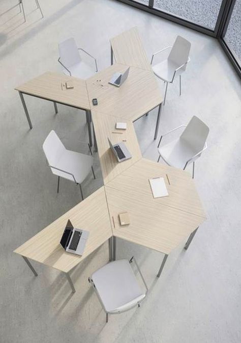 Modular Table, School Interior, Creative Office, Office Layout, Meeting Table, Workplace Design, Classroom Design, School Furniture, Modular Furniture