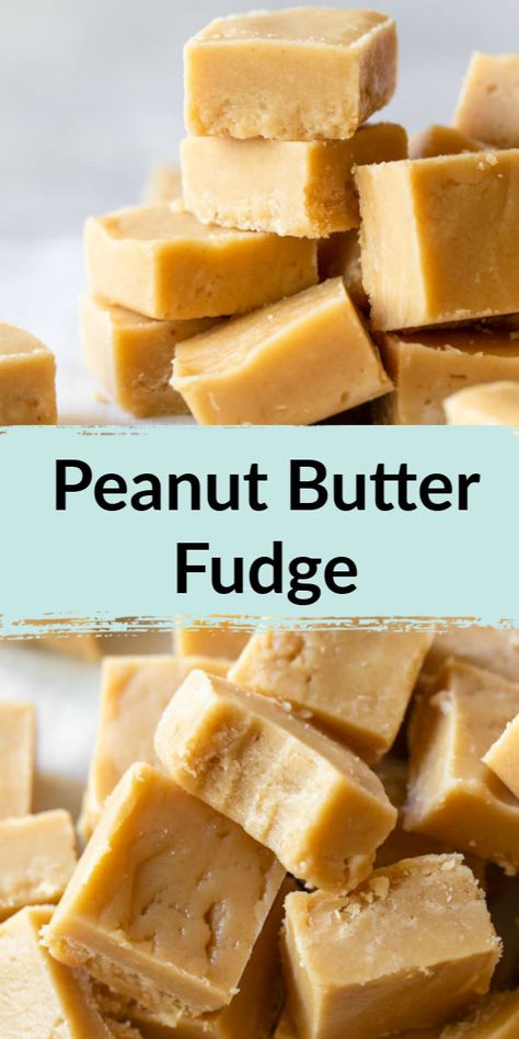 Fun Baking Ideas, Veg Desserts, Fudge Homemade, Easy Peanut Butter Fudge, Microwave Peanut Butter Fudge, Tea Treats, Muffins Breakfast, Dessert Homemade, Peanut Butter Fudge Recipe