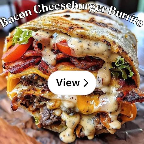 Lemon8 · Bacon Cheeseburger Burrito 🌯  · @Care-w/Natasha Cheese Burger Burrito, Cheeseburger Burrito Recipes, Bacon Cheeseburger Burrito, Bacon Cheeseburger Wraps, Cheesy Bacon Burger Wraps, Bacon Burrito, Cheeseburger Burrito, Cheeseburger Wraps, Hamburger Dishes