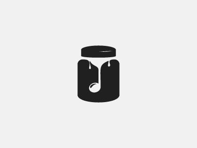 music jar by graphitepoint Jam Logo Design Ideas, Choco Jar Logo Design, Jam Logo Design, Jar Logo Design, Rx Logo, Band Branding, Jar Logo, Choco Jar, Jam Packaging