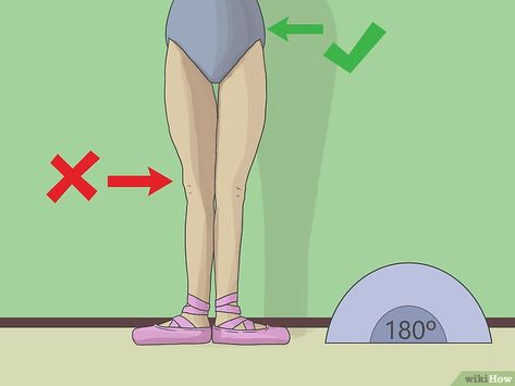 How to Improve Ballet Turnout: 10 Steps (with Pictures) - wikiHow Ballet Turnout, Ballet Stretching, Ballet Steps, Ballet Barre Workout, Dancing Tips, Dance Costumes Ballet, Ballerina Workout, Dancer Problems, Ballet Positions