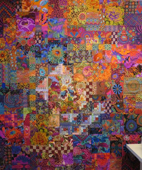 Kaffe Fassett Quilts Ideas, Kaffe Quilts, Kaffe Fassett Quilts, Quilt Fabric Collections, Fabric Collections, Quilts Ideas, Kaffe Fassett, Post Pictures, Crazy Quilts