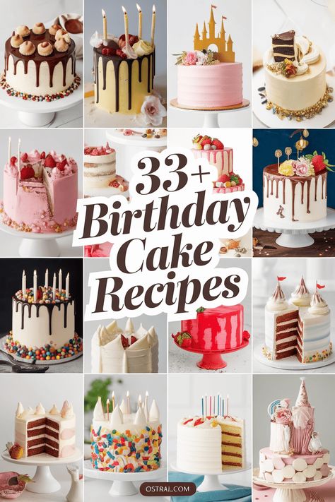 Bake your way to the best birthday ever with these amazing cake recipes! These scrumptious treats are perfect for any celebration. From chocolate delights to fruity surprises everyone will love them. Make your party unforgettable with creativity and fun while enjoying these tasty masterpieces. Birthday cakes cupcakes sweet treats celebrations! https://ostrali.com/foodr/birthday-cake-recipes Recipes For Birthday Cakes, Men Birthday Cake Ideas Guys Awesome, Husband Bday Cake, Birthday Cake Two Tier, Amazing Cake Recipes, Mint Chocolate Cake, Carrot Cake Recipe Easy, Birthday Cake Recipes, Special Birthday Cakes