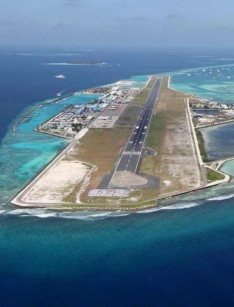 Maldives Airport, Maldives Islands, Kansai International Airport, Artificial Island, Man Made Island, Exotic Vacations, Maldives Island, The Maldives, Innsbruck