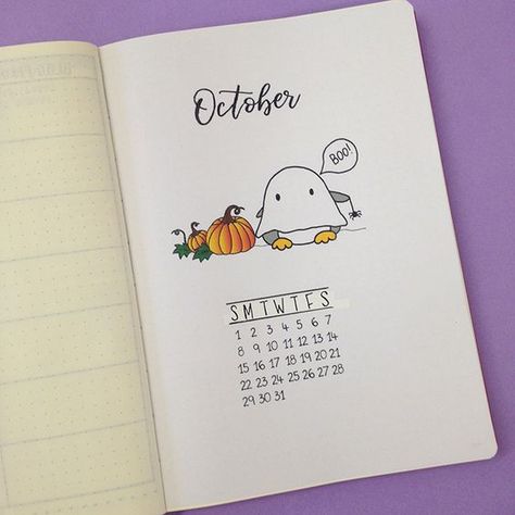 Get Ideas From These Clean Minimal October Bullet Journal Pages – Bullet Journals and BuJo Enthusiasts Blog Bullet Journal Halloween, Journal D'inspiration, October Bullet Journal, Journal October, Bullet Journal October, Bullet Journal Month, Bullet Journal 2019, Bullet Journal Cover Page, Bullet Journal Page