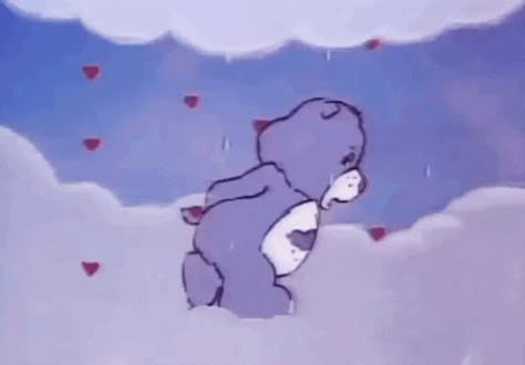 Grumpy Bear Care Bear GIF - GrumpyBear Grumpy CareBear - Discover & Share GIFs Wallpaper 90s, Grumpy Care Bear, Aesthetic Clips, Bear Gif, Vintage Cartoons, Aesthetic Gifs, 90s Cartoons, Cartoon Profile Pictures, 90s Cartoon