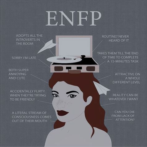 Enfp Personality Facts, Enfp Personality Aesthetic, Enfp Type, Enfp Things, Mbti Test, Enfp Personality, Enfp T, Mbti Memes, Mbti Relationships