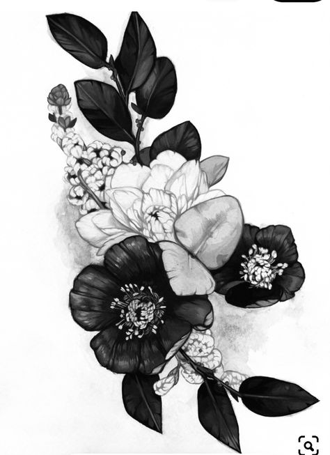 Back Of Arm Tattoo Women Cover Up, Wild Flower Cover Up Tattoo, Tattoo Ideas Wrist Coverup, Large Side Tattoos Women Cover Up, Back Of Neck Tattoo Cover Up For Women, Dark Poppy Tattoo, Women Tattoo Cover Up Ideas, Lower Arm Cover Up Tattoos For Women, Tattoo Cover Up Ideas Back