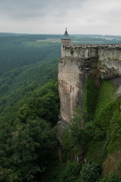 View from up high | Fortress Königstein, Saxony, Germany. | Marjolein Vegers | Flickr Saxony Germany, Castle Ruins, Chateau France, Psalm 91, Beautiful Castles, Medieval Castle, 판타지 아트, Beautiful Places To Visit, Germany Travel