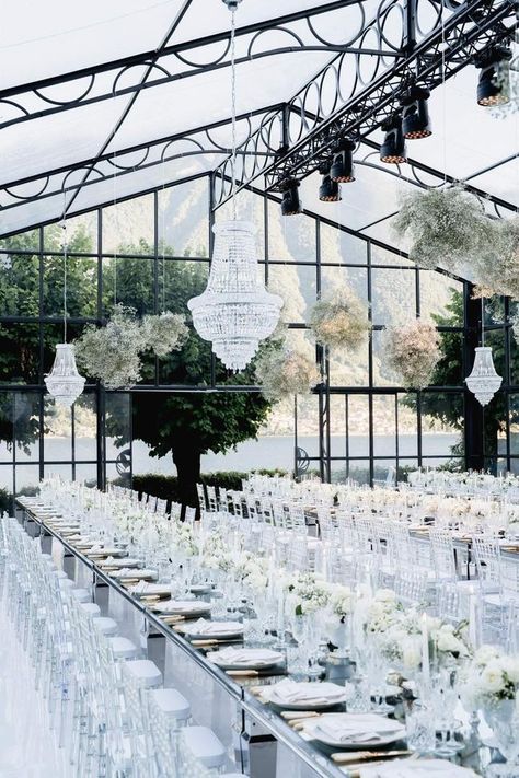 Glasshouse Wedding, Sims Wedding, Marriage Venues, Event Venue Design, Glass House Wedding, Wedding Space, Romantic Wedding Venue, Events Place, Bistro Restaurant