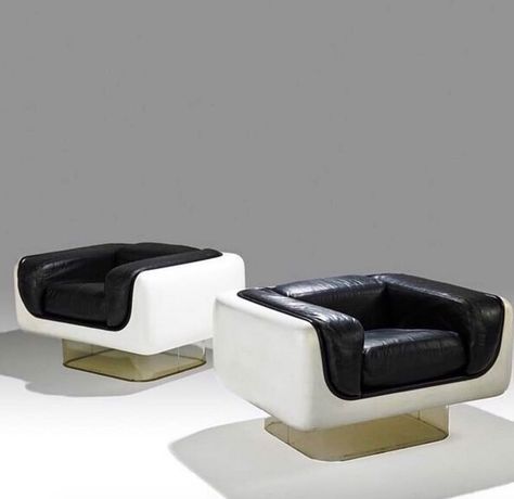 Steelcase Furniture, 1970s Lounge, 1970s Furniture, Futuristic Furniture, Dream Furniture, Leather Lounge Chair, Leather Lounge, Comfy Chairs, Decor Minimalist