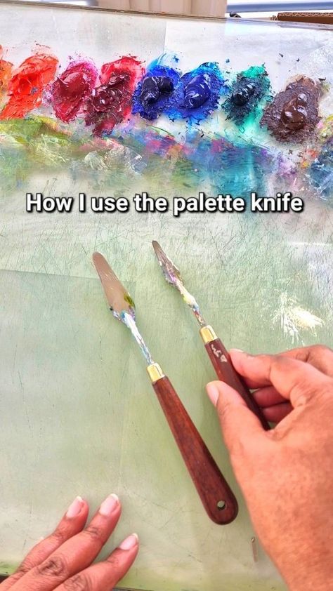 Halima Washington-Dixon | Ways I use my palette knife. If there are more short video ideas you have for me, please leave them in the comments… | Instagram Short Video Ideas, Palette Knife Art, Knife Art, Video Ideas, Palette Knife, Short Video, Washington, Instagram, Art