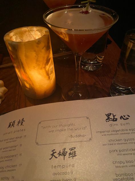 Restaurants Aesthetic, Restaurant Cocktails, Chicken Gyoza, Tao Restaurant, Chicago Luxury, Hot And Sour Soup, Sour Soup, Luxury Restaurant, Chicago Restaurants