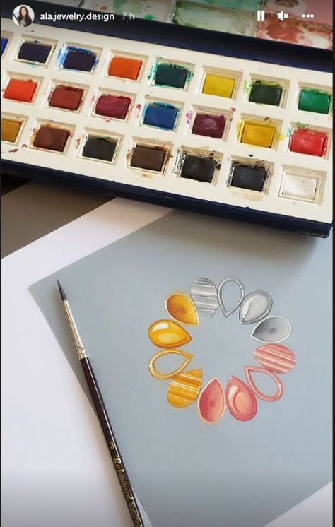 Gemstone Rendering, Jewel Painting, Gem Illustration, Necklace Painting, Jewellery Sketch, Drawing Jewelry, Jewellery Illustration, Jewel Drawing, Gem Drawing