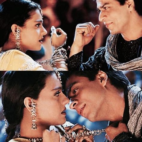 Yeh ladka hai allah from Kabhi Khushi Kabhi Gham. Shahrukh Khan And Kajol, Vintage Bollywood Aesthetic, 90s Bollywood Aesthetic, Desi Love, Indian Couple, Retro Bollywood, Karisma Kapoor, Francisco Lachowski, 90s Bollywood