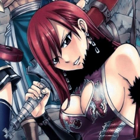 erza Erza Scarlet, Blue Box, My Side, Fairy Tail, Scarlet, Twitter, Red, Anime, Hair