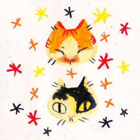 Phoebe Dee | My adorable cats! This is from a birthday card for my mum, happy birthday mum! ❤️🥳 . . #birthdaycarddesign #carddesign #illustrator… | Instagram Cat Doodle Simple, Happy Birthday Doodles, Happy Birthday Mum, Happy Birthday Drawings, Birthday Doodle, Birthday Painting, Painting Birthday, Birthday Card Drawing, Birthday Illustration