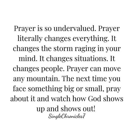 Ali💕 on Instagram: "I don’t know about you but the God I serve always comes through when I pray! It’s something about praying that turns things around!" When You Pray, God Always Comes Through, Pray For Others Quotes, Just Pray Quotes, Prayer Changes Everything, God In Everything, Pray About It, Sanathana Dharma, Prayer For Church