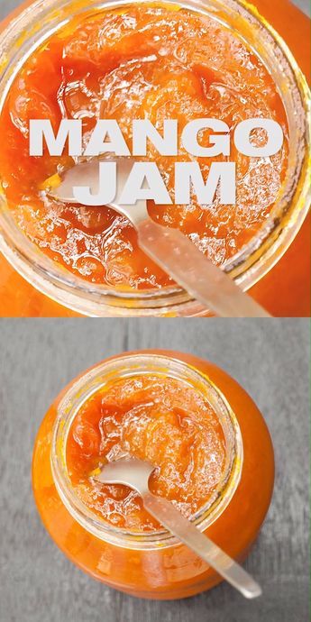 How To Make Mango Jam, Mango Marmalade Recipe, Diy Jam Recipe, Mango Jam Recipe Homemade, Fresh Mango Recipes, Mango Jelly Recipe, Mango Bread Recipe, Homemade Jam Recipes, Mango Jam Recipe