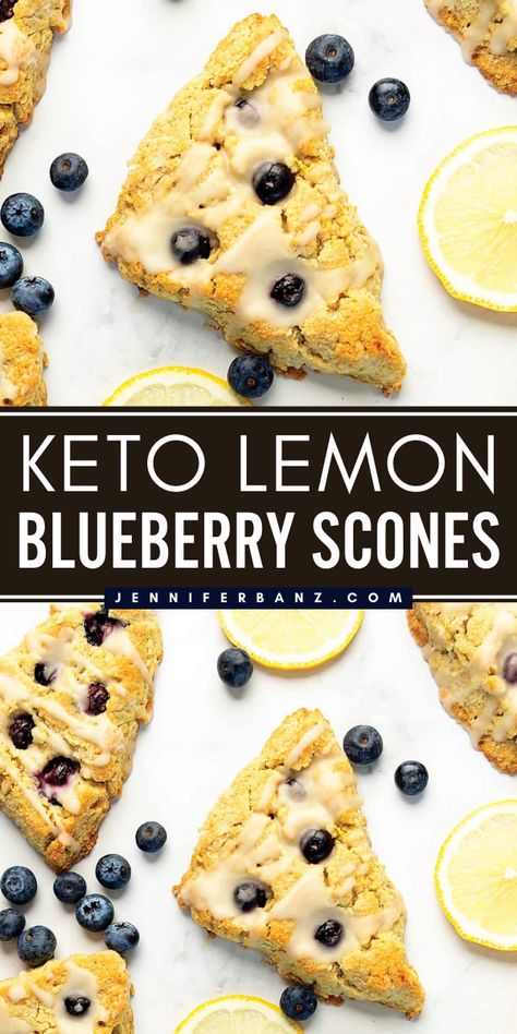 An easy summer breakfast in just 30 minutes! This easy brunch recipe features keto lemon blueberry scones with almond flour. Not only are these keto scones delicious, but they are also low-carb and gluten-free! Keto Blueberry Scones, Keto Lemon Blueberry, Keto Scones, Lemon Blueberry Scones, Keto Approved Foods, Keto Diet Vegetables, Keto Blueberry, Keto Diet Results, Diet Dinner Recipes