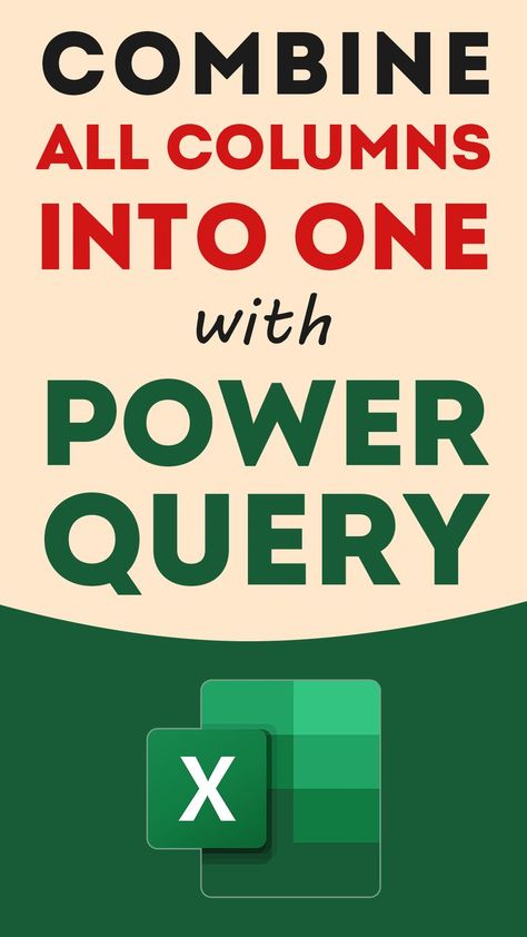 how to combine stack merge append multiple columns into one column with Excel power Query Learning Excel, 7th Grade Math Worksheets, Excel Tips And Tricks, Learn Excel, Excel Tricks, Power Query, Excel For Beginners, Data Analysis Tools, Learning Microsoft