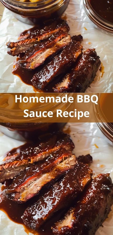 Quick and easy BBQ sauce recipe—homemade goodness! Easy Bbq Sauce Recipe, Simple Bbq Sauce Recipe, Simple Bbq Sauce, Brisket Sauce, Bbq Sauce Recipes, Easy Bbq Sauce, Barbeque Sauce Recipe, Homemade Bbq Sauce Recipe, Homemade Bbq Sauce