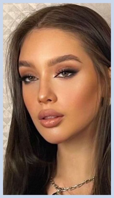 Smokey Soft Glam, Prom Eye Makeup For Black Dress, Semi Makeup, Soft Brown Smokey Eye, Eye Makeup Hacks, Prom Makeup For Brown Eyes, Brown Smokey Eye Makeup, Brown Smokey Eye, Ball Makeup