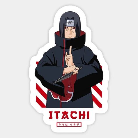 Uchiha Itachi - Itachi Uchiha - Sticker | TeePublic Itachi Uchiha Sticker, Itachi Sticker, Naruto Stickers, Stickers Anime, Uchiha Itachi, Sticky Paper, Custom Sticker, Dhaka Bangladesh, Wall Papers