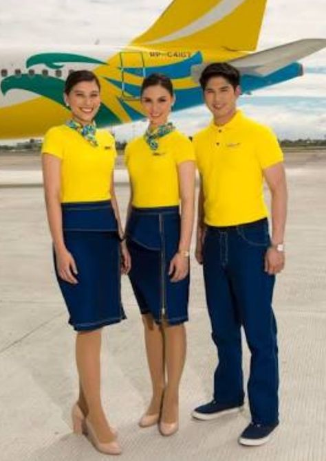 Cebu Pacific Flight Attendant, Cebu Pacific Airlines, Cabin Crew Uniform, Air Hostess Uniform, Cebu Pacific, Stewardess Uniform, Airline Uniforms, Flight Attendant Fashion, Flight Attendant Uniform