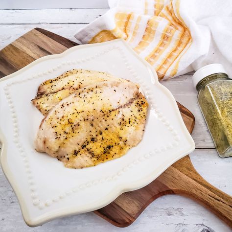 Low Sodium Dinner Recipes, Lemon Pepper Tilapia, Lemon Tilapia, Lemon Pepper Chicken Wings, Balsamic Glazed Chicken, Baked Tilapia, Roasted Garlic Chicken, Tilapia Recipes, Lemon Pepper Seasoning