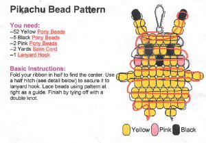 Beaded Pikachu Pattern, Beaded Pokemon Pattern, Pikachu Bead Pattern, Pokemon Pony Bead Patterns, Pony Bead Pokemon, Beaded Pikachu, Pokemon Beads Pattern, Pikachu Beads, Beaded Keychains Patterns