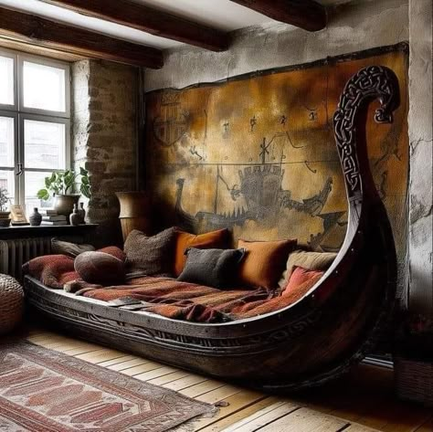 Norwegian Vikings, Small Bathroom Ideas, Fantasy House, Dream House Decor, Dream Home Design, 인테리어 디자인, House Inspiration, My Dream Home, Diy Furniture Plans