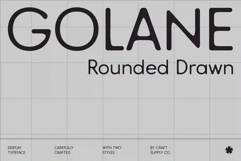 Golane Rounded Drawn Free Round Font, Geometric Structure, Modern Sans Serif Fonts, Modern Sans Serif, Font Free, Vintage Fonts, Sans Serif Fonts, Serif Fonts, The Font