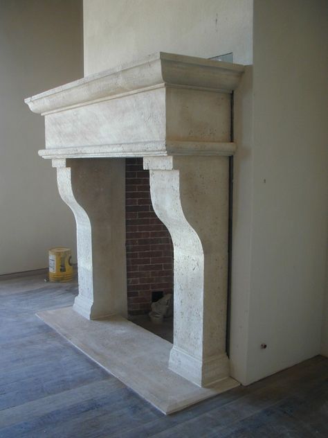 Stone Kitchen Hood, French Stone Fireplace, Cast Stone Fireplace Surround, French Limestone Fireplace, Limestone Fireplace Surround, Cast Stone Mantel, Limestone Mantel, Custom Fireplace Mantels, Design Camino