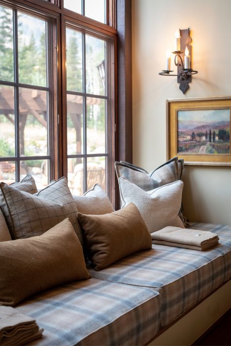 Alder And Tweed, Window Seats, Latest Interior Design, Traditional Interior Design, The Colony, Warm Colour Palette, Bunk Room, On A Rainy Day, Cozy Reading Nook