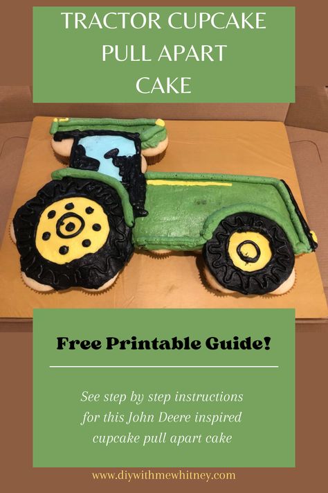 Tractor Cupcake Pull Apart, Tractor Pull Apart Cupcakes, Tractor Cupcake Cake, Pull Apart Cakes, Cupcake Pull Apart Cake, Cupcake Pull Apart, Tractor Cupcakes, Pull Apart Cupcake, Tractor Cake